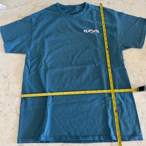 Anti social social club Peanuts collab Blue Graphic T-Shirt